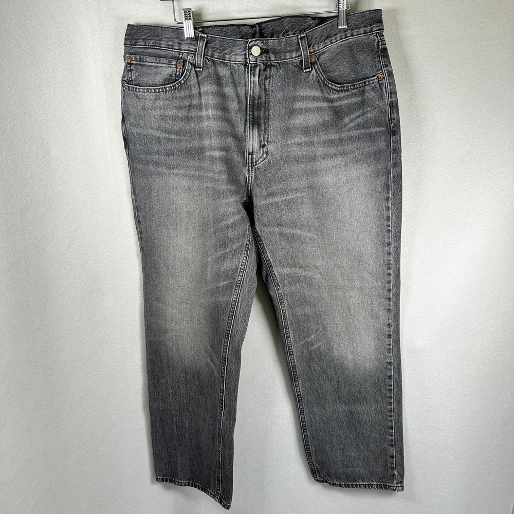 VTG Levis 541 Jeans Mens W38 L30 Athletic Taper Gray Wash Denim Y2K EUC